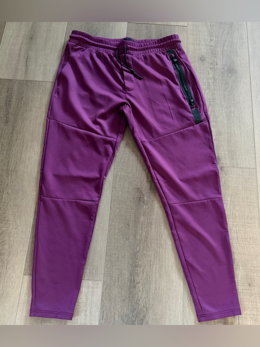 Greyson Men M Golf Jogger Athletic Stretch Sweatpants Gym Plum/Purple - Picture 5 of 14
